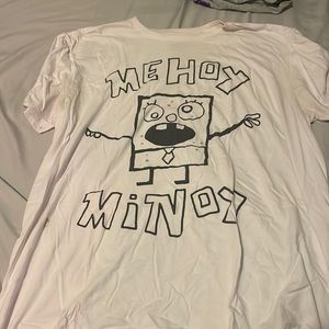 a spongebob t-shirt